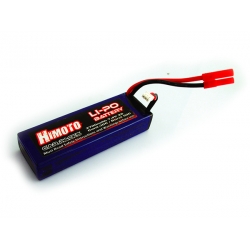 7.4V-2700mAh C-Rate : 2S 25C Banana Plug Connector